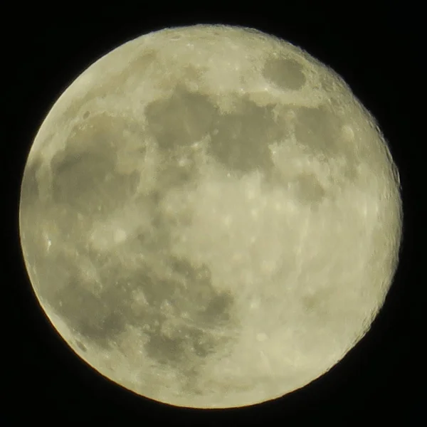 Ciel Clair Pleine Lune Nuit — Photo