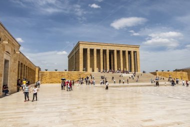 Çankaya,Ankara,Türkiye-3 Haziran 2019.Anitkabir,Türkiye'nin kurucusu Mustafa Kemal Atatürk'ün türbesi