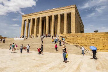 Çankaya,Ankara,Türkiye-3 Haziran 2019.Anitkabir,Türkiye'nin kurucusu Mustafa Kemal Atatürk'ün türbesi