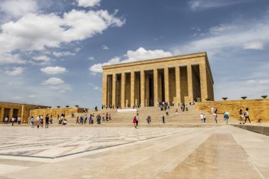 Çankaya,Ankara,Türkiye-3 Haziran 2019.Anitkabir,Türkiye'nin kurucusu Mustafa Kemal Atatürk'ün türbesi