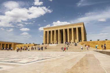 Çankaya,Ankara,Türkiye-3 Haziran 2019.Anitkabir,Türkiye'nin kurucusu Mustafa Kemal Atatürk'ün türbesi