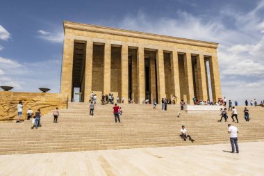 Çankaya,Ankara,Türkiye-3 Haziran 2019.Anitkabir,Türkiye'nin kurucusu Mustafa Kemal Atatürk'ün türbesi