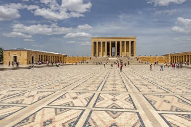 Çankaya,Ankara,Türkiye-3 Haziran 2019.Anitkabir,Türkiye'nin kurucusu Mustafa Kemal Atatürk'ün türbesi