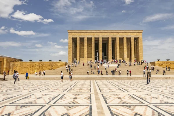 Cankaya Ankara Turecko Června 2019 Anitkabir Mauzoleum Tureckého Zakladatele Mustafa — Stock fotografie