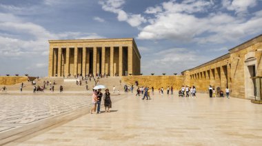 Çankaya,Ankara,Türkiye-3 Haziran 2019.Anitkabir,Türkiye'nin kurucusu Mustafa Kemal Atatürk'ün türbesi