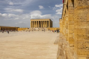 Çankaya,Ankara,Türkiye-3 Haziran 2019.Anitkabir,Türkiye'nin kurucusu Mustafa Kemal Atatürk'ün türbesi