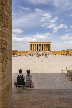 Çankaya,Ankara,Türkiye-3 Haziran 2019.Anitkabir,Türkiye'nin kurucusu Mustafa Kemal Atatürk'ün türbesi