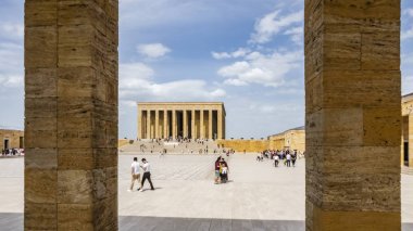 Çankaya,Ankara,Türkiye-3 Haziran 2019.Anitkabir,Türkiye'nin kurucusu Mustafa Kemal Atatürk'ün türbesi
