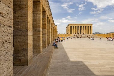 Çankaya,Ankara,Türkiye-3 Haziran 2019.Anitkabir,Türkiye'nin kurucusu Mustafa Kemal Atatürk'ün türbesi