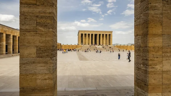 Cankaya Ankara Turecko Června 2019 Anitkabir Mauzoleum Tureckého Zakladatele Mustafa — Stock fotografie