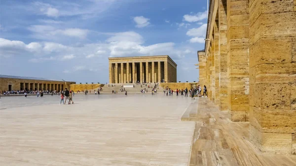 Cankaya Ankara Turecko Června 2019 Anitkabir Mauzoleum Tureckého Zakladatele Mustafa — Stock fotografie