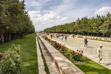 Çankaya,Ankara,Türkiye-3 Haziran 2019.Anitkabir,Türkiye'nin kurucusu Mustafa Kemal Atatürk'ün türbesi