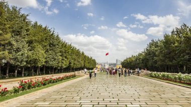 Çankaya,Ankara,Türkiye-3 Haziran 2019.Anitkabir,Türkiye'nin kurucusu Mustafa Kemal Atatürk'ün türbesi