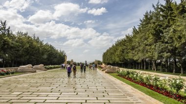 Çankaya,Ankara,Türkiye-3 Haziran 2019.Anitkabir,Türkiye'nin kurucusu Mustafa Kemal Atatürk'ün türbesi