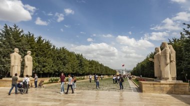 Çankaya,Ankara,Türkiye-3 Haziran 2019.Anitkabir,Türkiye'nin kurucusu Mustafa Kemal Atatürk'ün türbesi