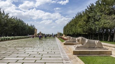 Çankaya,Ankara,Türkiye-3 Haziran 2019.Anitkabir,Türkiye'nin kurucusu Mustafa Kemal Atatürk'ün türbesi