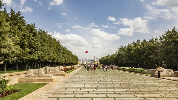 Cankaya Ankara Turquía Junio 2019 Anitkabir Mausoleo Del Fundador Turquía — Foto de Stock