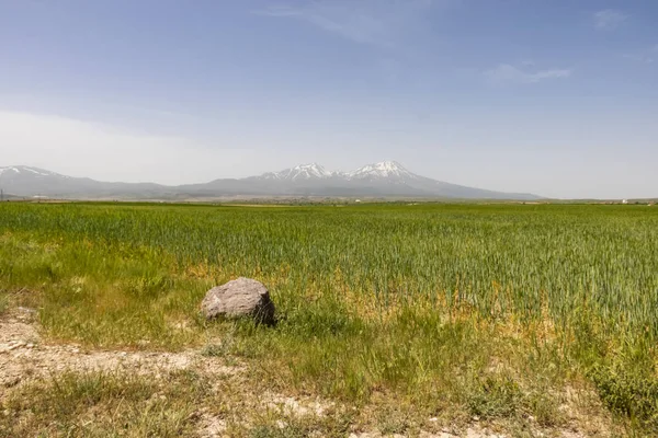 Aksaray Turquia Maio 2019 Hasan Dagi Belo Estratovulcão Pico Duplo — Fotografia de Stock