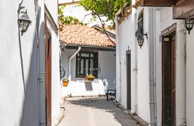 Altındağ,hamamönü,ankara-türkiye-6 Haziran 2019.altındağ ilçesindeki tarihi hamamonu genel görünümü.