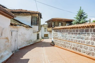 Altındağ,hamamönü,ankara-türkiye-6 Haziran 2019.altındağ ilçesindeki tarihi hamamonu genel görünümü.