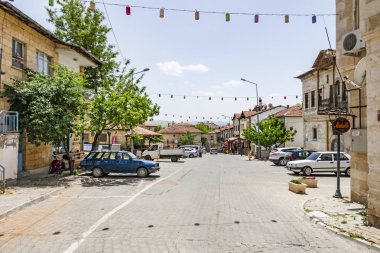 Avanos,Nevşehir,Türkiye-29 Mayıs 2019.Avanos, Türkiye'nin Orta Anadolu bölgesi nevşehir ilinin bir ilçesi ve ilçesidir.Nevşehir'de Avanos'tan genel görünüm.