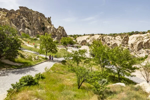 Goreme Nevsehir Turcja Maja 2019 Jeden Zabytków Światowego Dziedzictwa Unesco — Zdjęcie stockowe