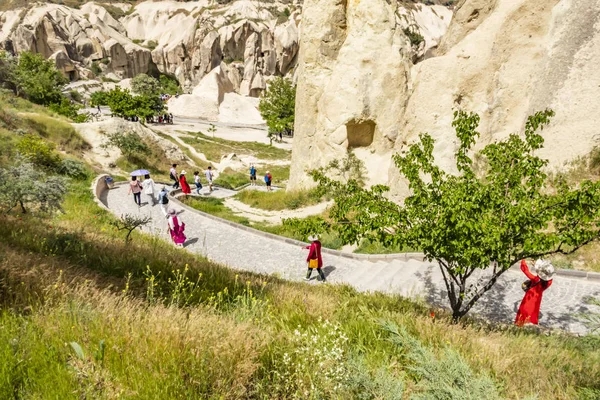 Goreme Nevsehir Turcja Maja 2019 Jeden Zabytków Światowego Dziedzictwa Unesco — Zdjęcie stockowe