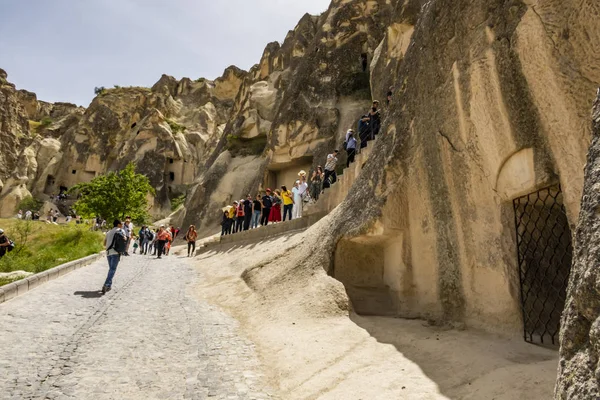 Goreme Nevsehir Turcja Maja 2019 Jeden Zabytków Światowego Dziedzictwa Unesco — Zdjęcie stockowe