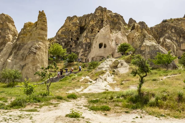 Goreme Nevsehir Turcja Maja 2019 Jeden Zabytków Światowego Dziedzictwa Unesco — Zdjęcie stockowe