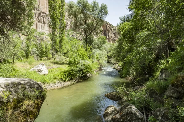 Ihlara Aksaray Turquía Mayo 2019 Valle Ihlara Monasterio Peristrema Garganta — Foto de Stock