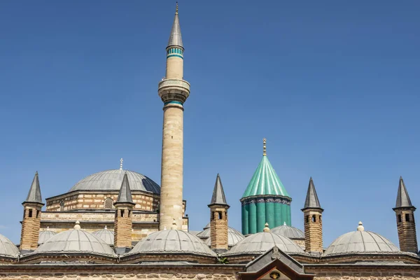 Konya Turquia Junho 2019 Mevlana Museu Conhecido Como Mausoléu Verde — Fotografia de Stock