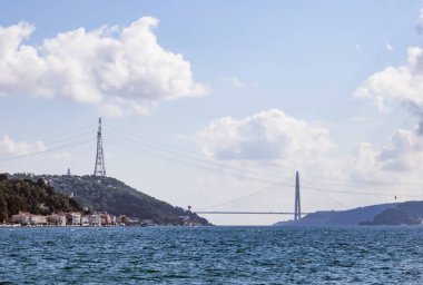 boğaz,istanbul-28 Temmuz 2019.stanbul,Boğaz yavuz sultan selim köprüsü ile sizlerle harika bir doğa ve şehir manzarası sunar.