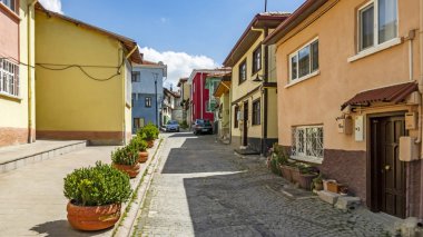 eskişehir,türkiye-4 Haziran 2019.Eskişehir çok tarihi bir şehirdir. Yılın her yerinde odunpazarı'nda eski ve tarihi yapılar ve çarşı ile muhteşem tarihi bir atmosfer hissedebilirsiniz..