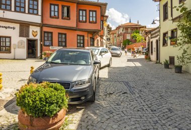 eskişehir,türkiye-4 Haziran 2019.Eskişehir çok tarihi bir şehirdir. Yılın her yerinde odunpazarı'nda eski ve tarihi yapılar ve çarşı ile muhteşem tarihi bir atmosfer hissedebilirsiniz..