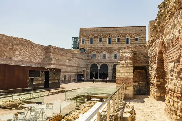 Istanbul Peru Agosto 2019 Situado Ayvansaray Palácio Tekfur Palácio Porphyrogenitus — Fotografia de Stock