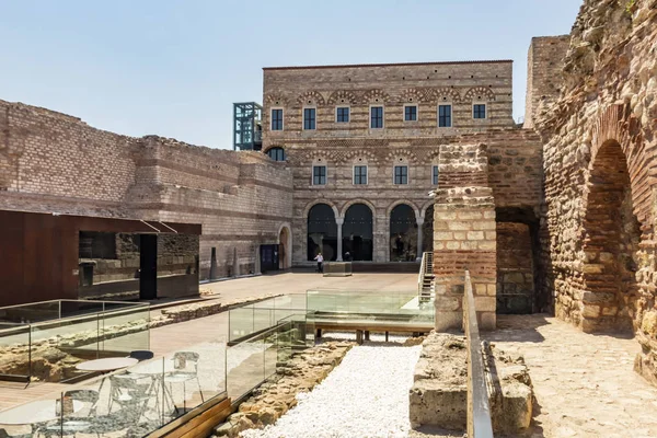 İstanbul,türkiye-3 Ağustos 2019.Ayvansaray'da bulunan Tekfur Sarayı (Porphyrogenitus Sarayı) 13.