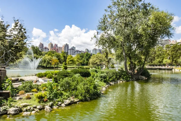 Bahcesehir Istanbul Turkiet Augusti 2019 Bahcesehir Dammen Och Naturparken Den — Stockfoto