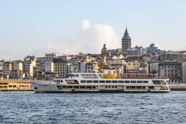 istanbul,türkiye-27 Ağustos 2019.istanbul,asya ve avrupa kıtasının ortasında rüya şehir . istanbuldan görünüm.