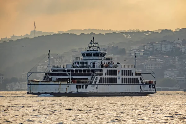 istanbul,türkiye-27 Ağustos 2019.istanbul,asya ve avrupa kıtasının ortasında rüya şehir . istanbuldan görünüm.