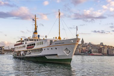 istanbul,türkiye-27 Ağustos 2019.istanbul,asya ve avrupa kıtasının ortasında rüya şehir . istanbuldan görünüm.