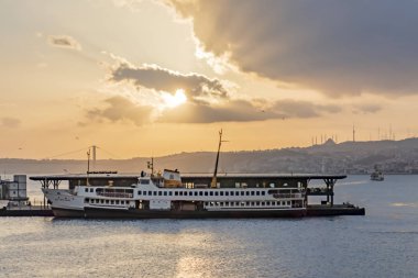 istanbul,türkiye-27 Ağustos 2019.istanbul,asya ve avrupa kıtasının ortasında rüya şehir . istanbuldan görünüm.