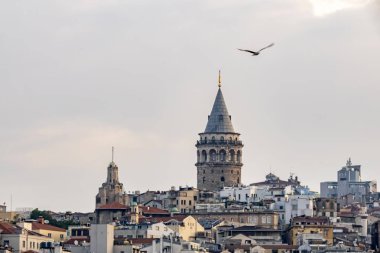istanbul,türkiye-27 Ağustos 2019.istanbul,asya ve avrupa kıtasının ortasında rüya şehir . istanbuldan görünüm.