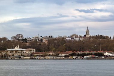 istanbul,türkiye-27 Ağustos 2019.istanbul,asya ve avrupa kıtasının ortasında rüya şehir . istanbuldan görünüm.