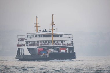 istanbul,türkiye-27 Ağustos 2019.istanbul,asya ve avrupa kıtasının ortasında rüya şehir . istanbuldan görünüm.