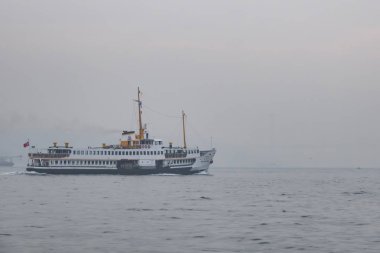 istanbul,türkiye-27 Ağustos 2019.istanbul,asya ve avrupa kıtasının ortasında rüya şehir . istanbuldan görünüm.