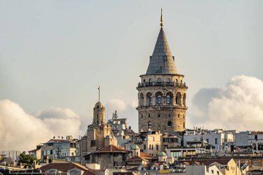 istanbul,türkiye-27 Ağustos 2019.istanbul,asya ve avrupa kıtasının ortasında rüya şehir . istanbuldan görünüm.