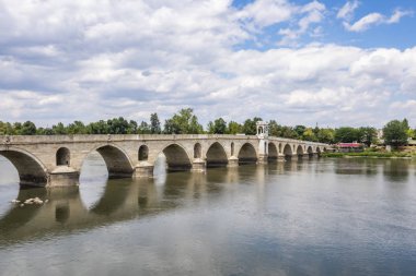 Edirne,Türkiye-4 Ağustos 2019.Edirne, Avrupa'dan yeni gelenlerin ilk durağı olan Trakya'da batı dünyasına açılan Türkiye'nin kapısıdır. edirne'den görünüm.
