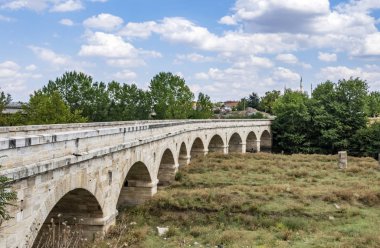 Edirne,Türkiye-4 Ağustos 2019.Edirne, Avrupa'dan yeni gelenlerin ilk durağı olan Trakya'da batı dünyasına açılan Türkiye'nin kapısıdır. edirne'den görünüm.