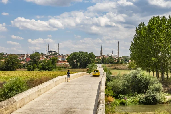 Edirne Türkiye Ağustos 2019 Edirne Avrupa Dan Yeni Gelenlerin Ilk — Stok fotoğraf