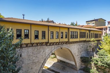 Bursa, Türkiye-12 Ağustos 2019.Bursa Osmanlı İmparatorluğu'nun ilk başkentidir. Türkiye dördüncü büyük ve tarihi şehirdir. Bursa'dan görünüm 